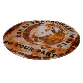 Unsere außergewöhnliche Welt Schneidebrett (Ecke)