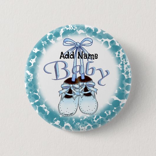 Unsere Baby Boy Shoes Button (Vorderseite)
