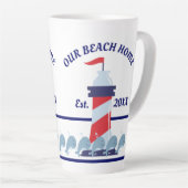 Unsere Beach Zuhause, Lighthouse Milchtasse (Rechte Ecke)