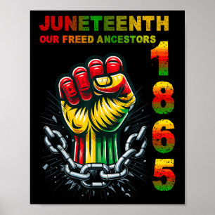 Unsere befreiten afrikanischen Vorfahren im Juni-1 Poster