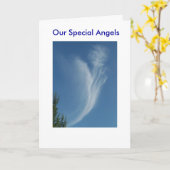 Unsere besonderen Engel Karte (Gelbe Blume)