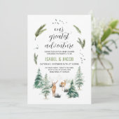 Unsere Beste Adventure Baby-Dusche Einladung (Stehend Vorderseite)