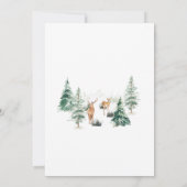 Unsere Beste Adventure Baby-Dusche Einladung (Rückseite)