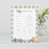 Unsere Beste Adventure Baby Shooter-Prognose Einladung (Stehend Vorderseite)