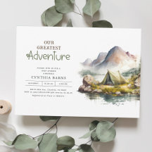 Unsere Beste Adventure Mountains Wild Baby Shower