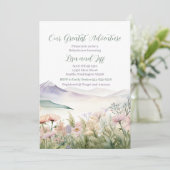 Unsere beste Erlebnisdusche Einladung (Stehend Vorderseite)