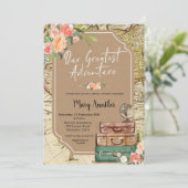 Unsere Beste Erlebnisdusche Einladung (Stehend Vorderseite)