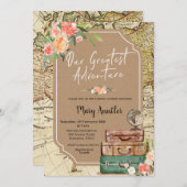 Unsere Beste Erlebnisdusche Einladung (Vorne/Hinten)