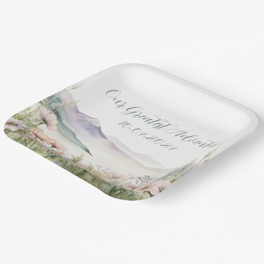 Unsere beste Erlebnisdusche Pappteller (Gewinkelt)