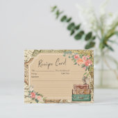 Unsere Beste Rezept-Karte Einladung (Stehend Vorderseite)