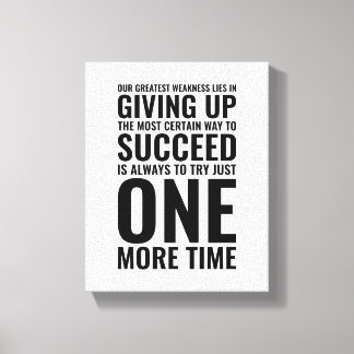 Unsere bestste Schwäche | Motivierend Angebot Leinwanddruck