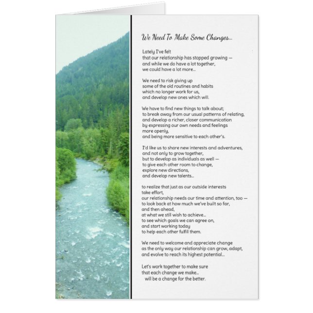 Unsere Beziehung hat aufgehört zu wachsen... (Vorne)