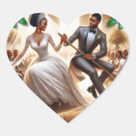 Unsere Bliss-Aufkleber für den Hochzeitstag Herz-Aufkleber