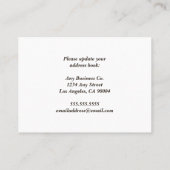 Unsere Büros haben die moderne Skyline der Stadt v Visitenkarte (Rückseite)