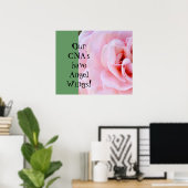 Unsere CNAs haben Angel Wings! Poster Nursing-Druc (Heimbüro)