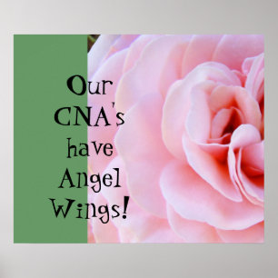Unsere CNA's haben Engel Flügel! Poster Krankenpfl