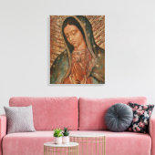 unsere Dame aus Guadalupe Leinwand (Insitu (Wohnzimmer))