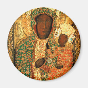 Unsere Dame Czestochowa Black Madonna Polen Gesche Magnet