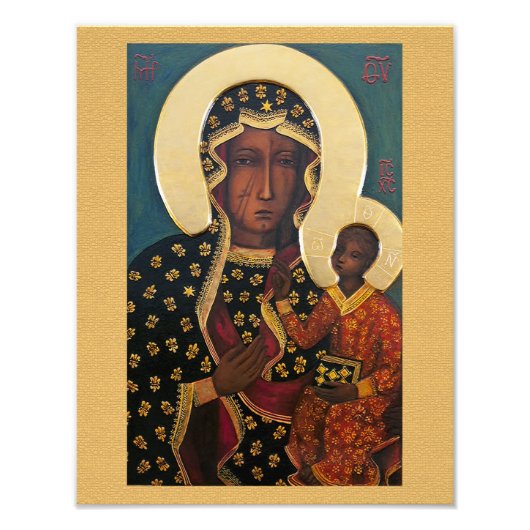 Unsere Dame Czestochowa Fotodruck (Vorne)