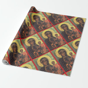 Unsere Dame Czestochowa Geschenkpapier