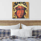 Unsere Dame Czestochowa Leinwanddruck (Insitu (Schlafzimmer))