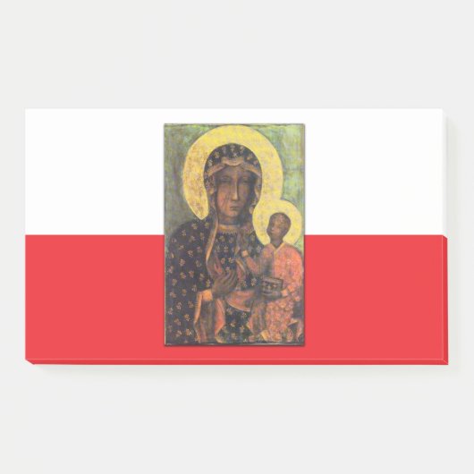Unsere Dame Czestochowa Post-it Klebezettel (Vorderseite)