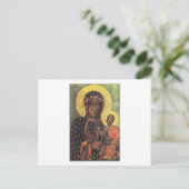 Unsere Dame Czestochowa Postkarte (Stehend Vorderseite)