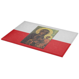 Unsere Dame Czestochowa Schneidebrett