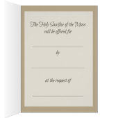 Unsere Dame das Karmel-Massen-anbietender karte (Innen (Rechts))