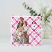 Unsere Dame der Barmherzigkeit Karte (Stehend Vorderseite)
