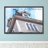 Unsere Dame der Bergkirche Leinwanddruck (Insitu (Holzboden))