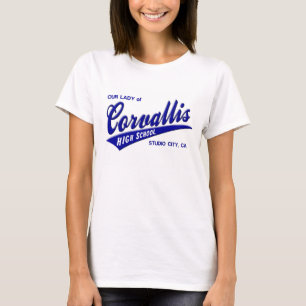Unsere Dame der Corvallis Highschool Studio-Stadt T-Shirt