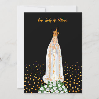 Unsere Dame der Fatima-Prozession von Kerzen Gebur