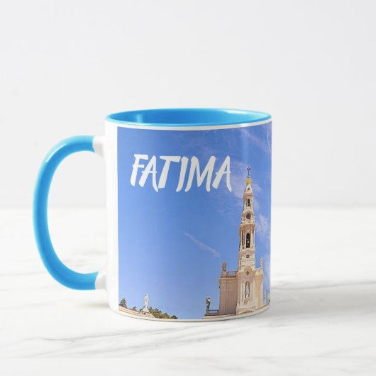 Unsere Dame der Fatima-Tasse Tasse (Links)