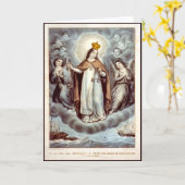 Unsere Dame der Gnade Karte (Gelbe Blume)