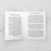 Unsere Dame der Gnadenkarte Karte (Innenseite)