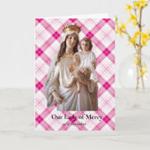 Unsere Dame der Gnadenkarte Karte (Gelbe Blume)