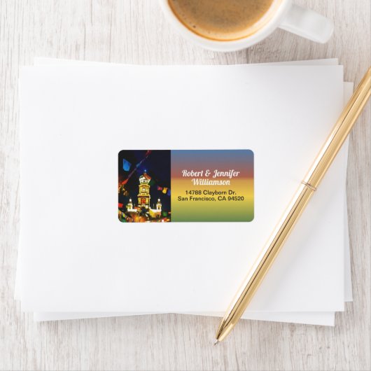 Unsere Dame der Kirche von Guadalupe 190130 Anspra Adressaufkleber (Insitu)