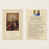 Unsere Dame der Säule Spanisch (Vorne & Hinten)