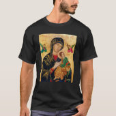 Unsere Dame der ständigen Hilfe, das orthodoxe rus T-Shirt (Vorderseite)
