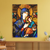 unsere Dame der ständigen Hilfe Leinwanddruck (Insitu (Wohnzimmer))