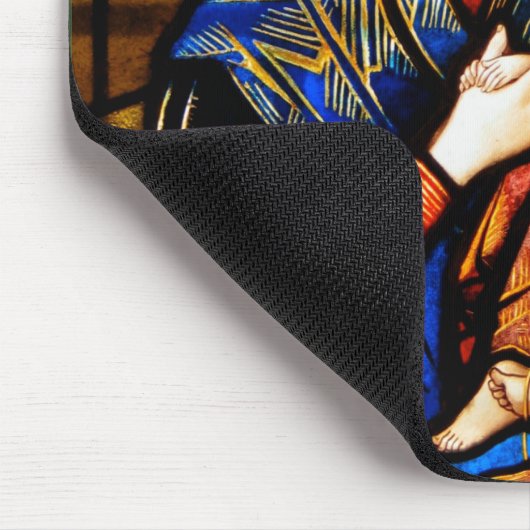 unsere Dame der ständigen Hilfe Mousepad (Ecke)