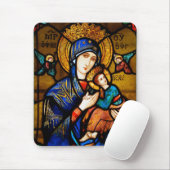 unsere Dame der ständigen Hilfe Mousepad (Mit Mouse)