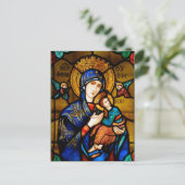 unsere Dame der ständigen Hilfe Postkarte (Stehend Vorderseite)