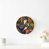 unsere Dame der ständigen Hilfe Runde Wanduhr (Zuhause)