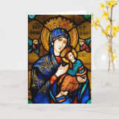 unsere Dame der unaufhörlichen Hilfe Karte (Gelbe Blume)