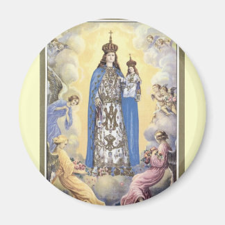 Unsere Dame des Buttons Mt.Carmel Magnet