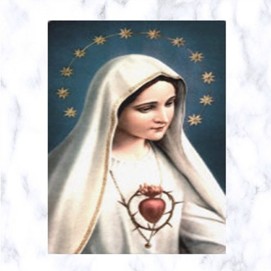 Unsere Dame des Fatima-Gebetskarte Visitenkarte
