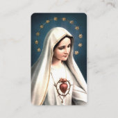 Unsere Dame des Fatima-Gebetskarte Visitenkarte (Vorderseite)