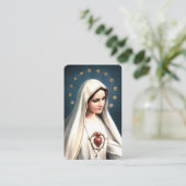 Unsere Dame des Fatima-Gebetskarte Visitenkarte (Stehend Vorderseite)